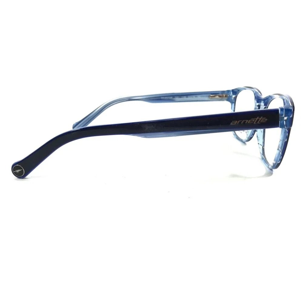 Arnette Eyeglasses Frames 7081 1156 SELECTOR Black Blue Square 52-19-140